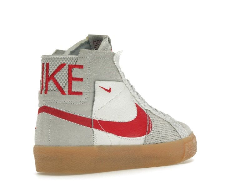 Nike SB Zoom Blazer Mid Premium Deconstructed White University Red Gum