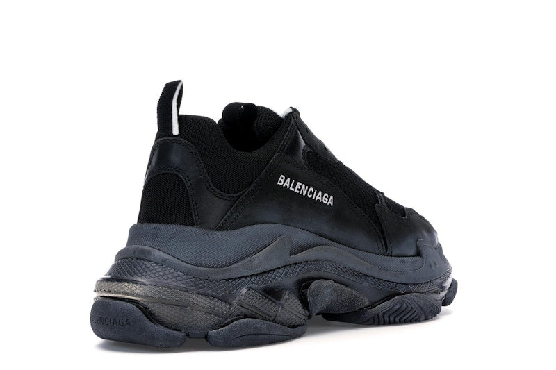 Balenciaga Triple S Clear Sole Black