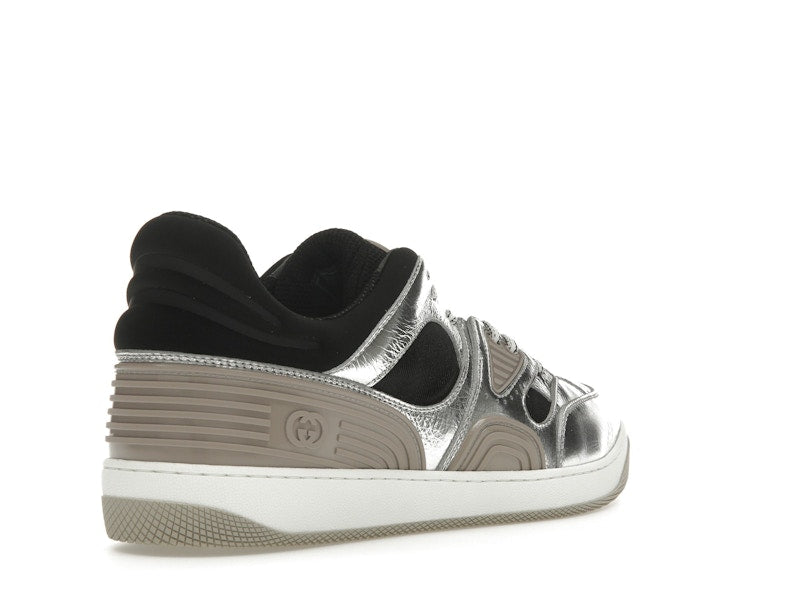 Gucci Basket Low Silver Black