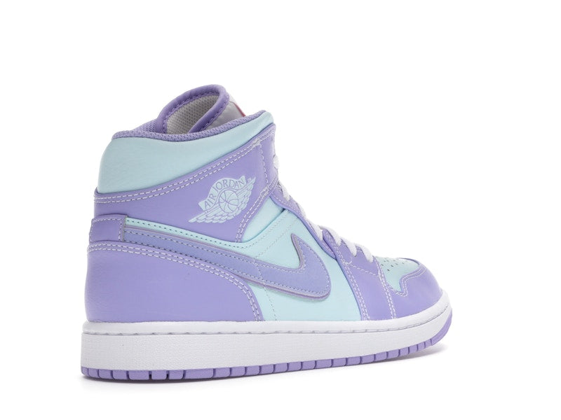 Jordan 1 Mid Purple Aqua