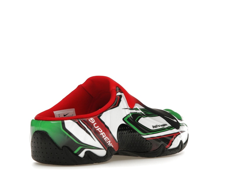 Nike Clogposite Supreme White Gym Red Green