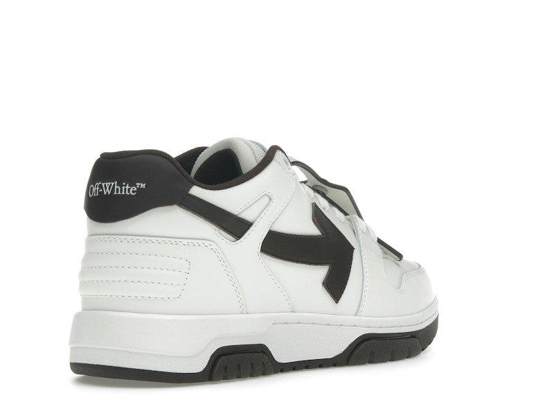 OFF-WHITE Out Of Office OOO Low Tops White Brown
