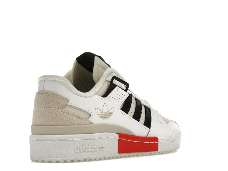 adidas Forum Exhibit Low White Vivid Red