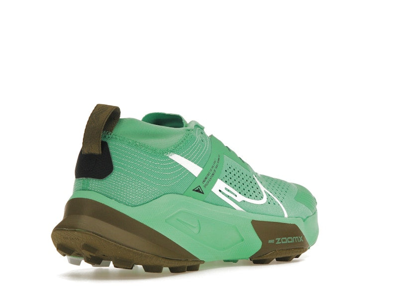 Nike ZoomX Zegama Trail Spring Green Olive Flak Black White
