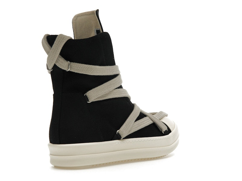 Rick Owens DRKSHDW Hexa High Black Pearl Milk Fat Lace