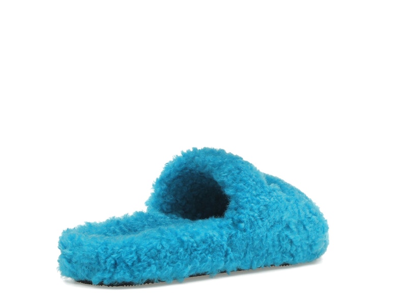 Balenciaga Furry Slide Sky Blue