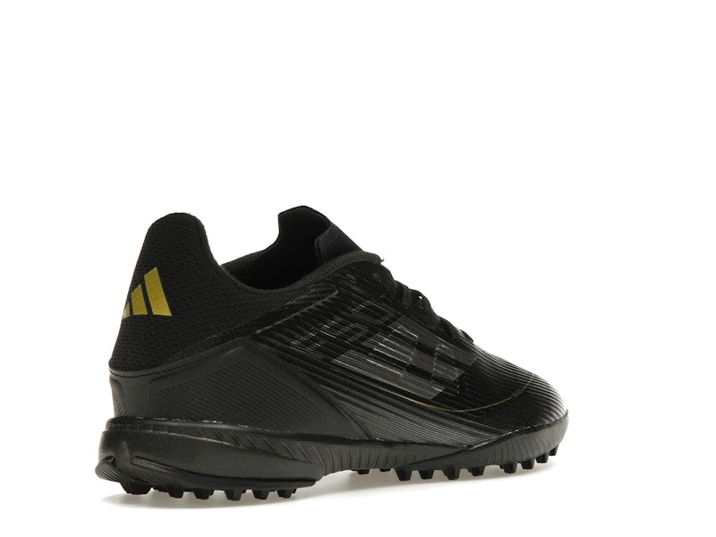 adidas F50 League Turf Core Black Iron Metallic Gold Metallic
