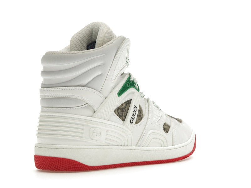 Gucci Basket White Demetra Red (Women's)