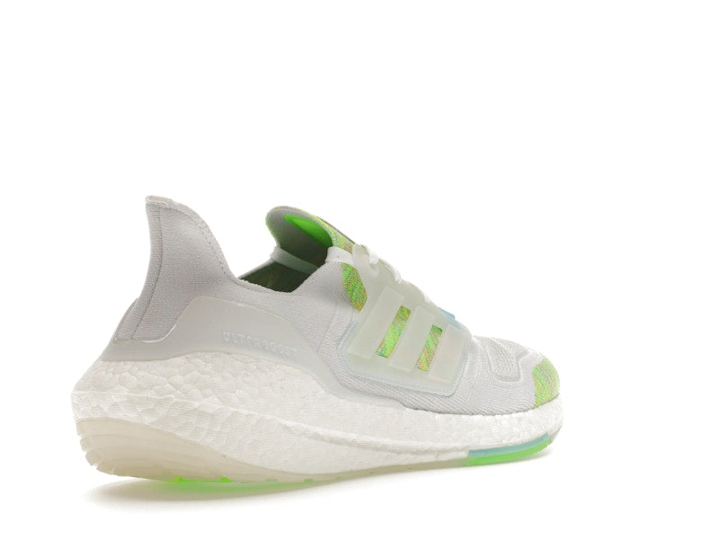 adidas Ultra Boost 22 White Bliss Blue Solar Green