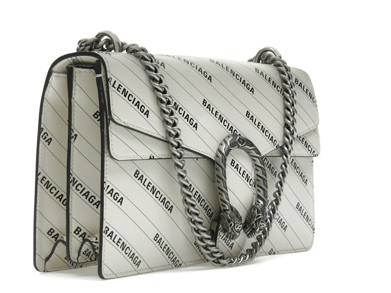 Gucci x Balenciaga The Hacker Project Small Dionysus Bag White