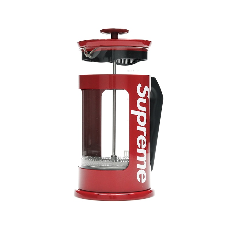Supreme Bialetti 8-Cup French Press Red