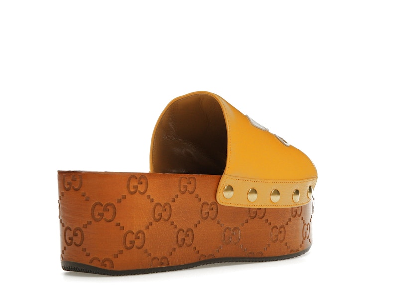 Gucci x Adidas GG Clog Yellow (Women's)