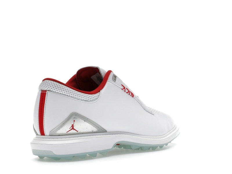 Jordan ADG 5 White Metallic Silver Blue Tint Fire Red (Wide)