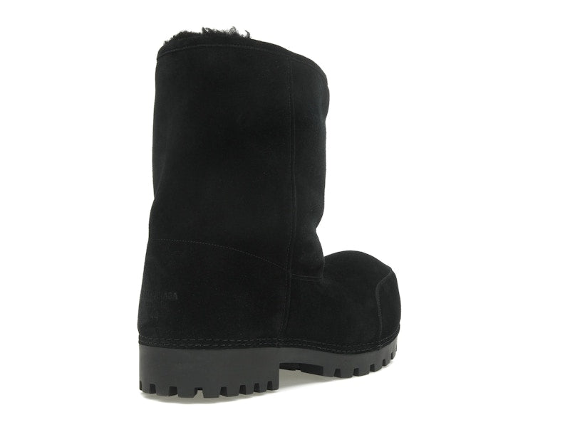 Balenciaga Alaska Low Boot Black Suede