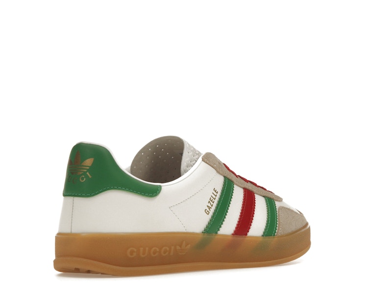 adidas x Gucci Gazelle White Green Red