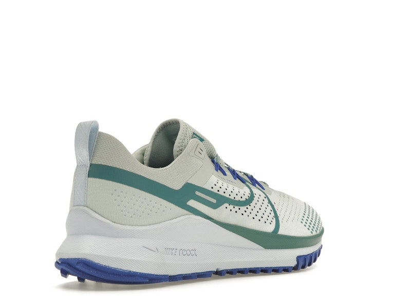 Nike React Pegasus Trail 4 Light Silver Racer Blue Football Grey Mineral Teal