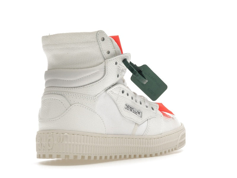 OFF-WHITE Off Court 3.0 Leather White White Orange (Bold Medial Logo)
