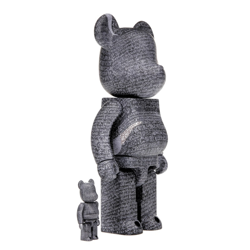 Bearbrick The British Museum (The Rosetta Stone) 100% & 400% Set