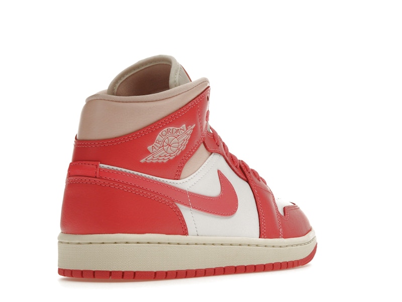 Jordan 1 Mid Strawberries and Cream (Women's)