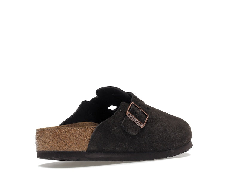 Birkenstock Boston Soft Footbed Suede Mocha