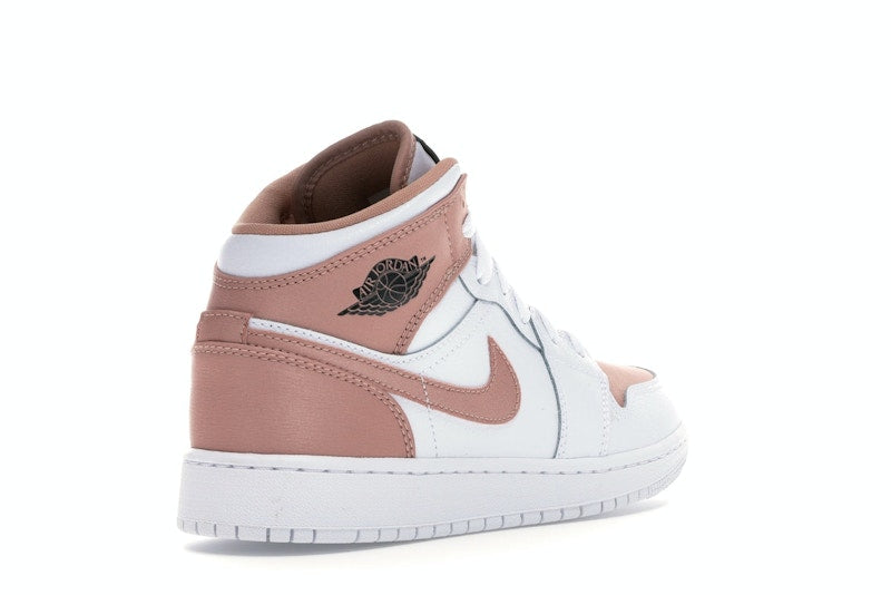 Jordan 1 Mid White Rose Gold (GS)