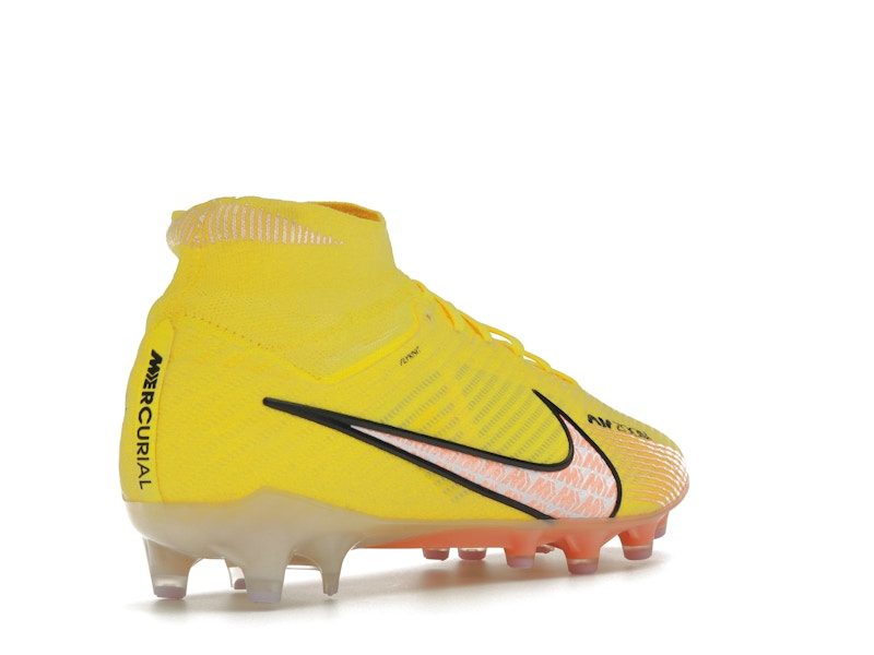 Nike Zoom Mercurial Superfly 9 Elite AG-Pro Yellow Strike Sunset Glow