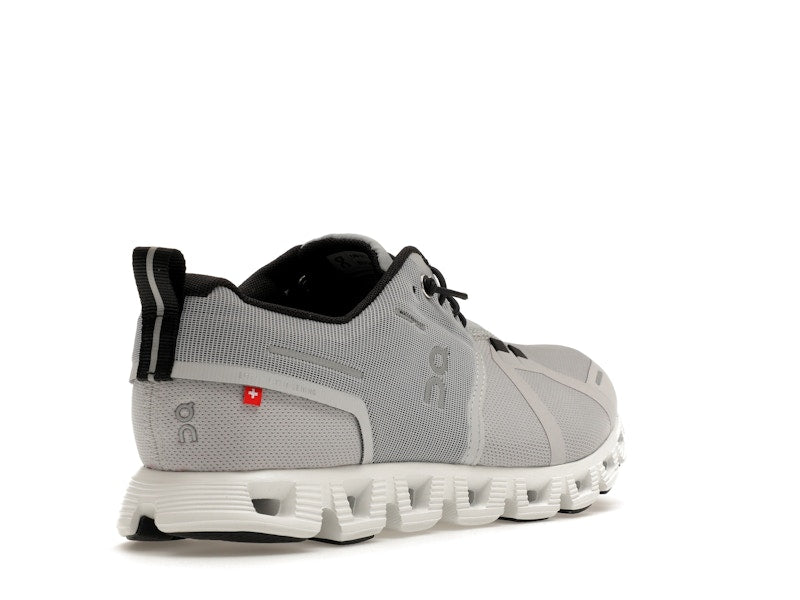 On Running Cloud 5 Waterproof Glacier Grey White (Women's)