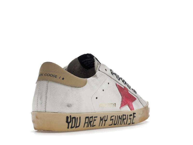 Golden Goose Super-Star You Are My Sunrise White Red (Women's)