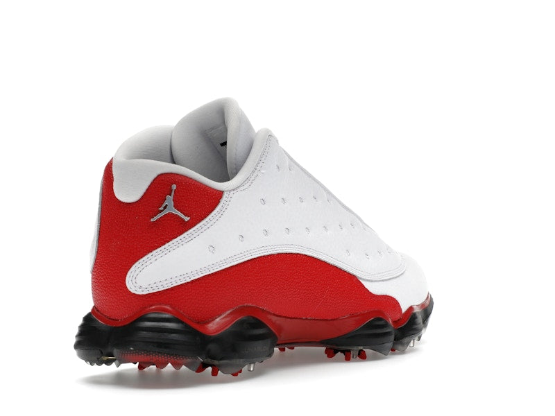 Jordan 13 Retro Golf Cleat White Red