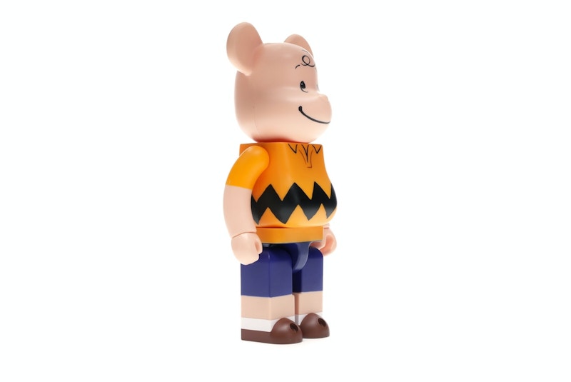 Bearbrick Charlie Brown 400% Yellow