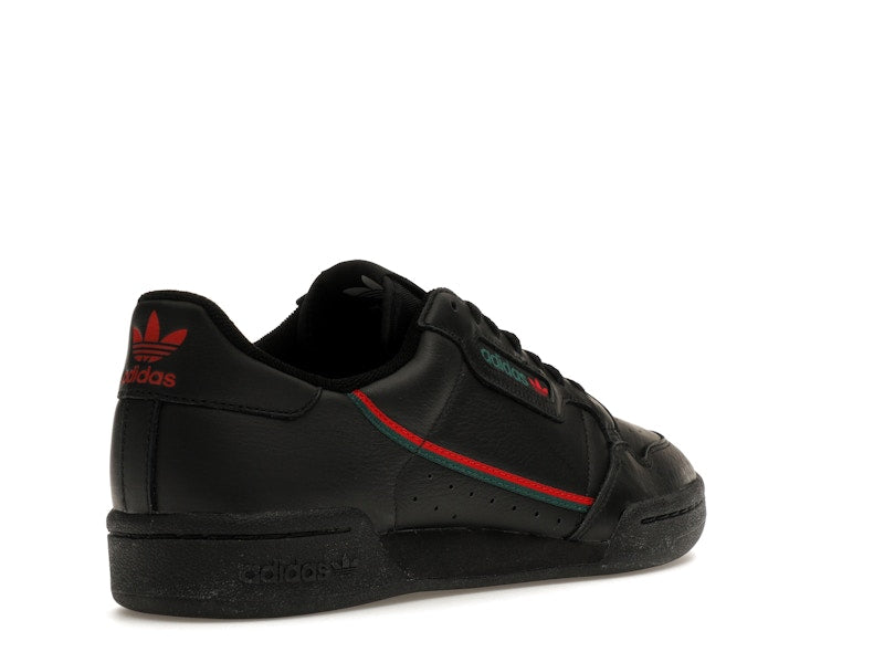 adidas Continental 80 Black Scarlet Green