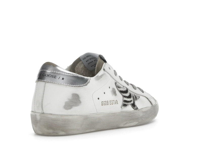 Golden Goose Super-Star Zebra Print Pony Skin Star (Women's)