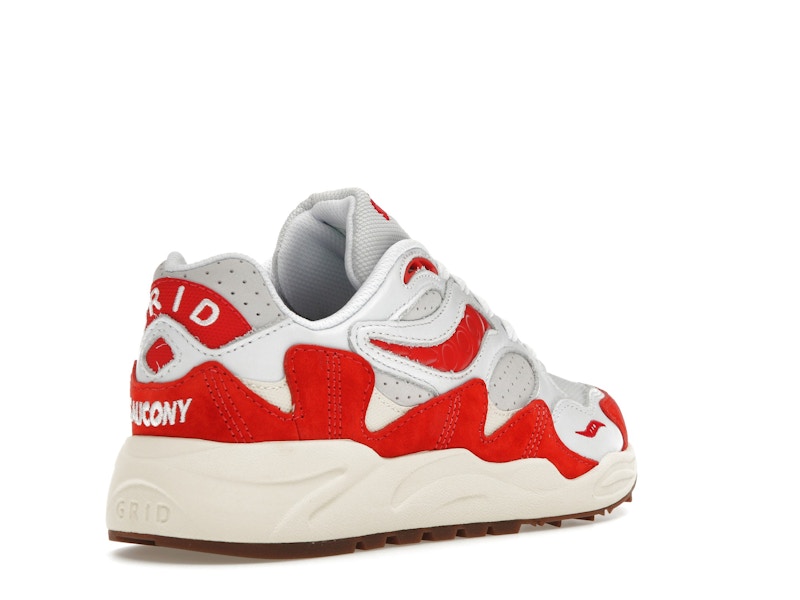 Saucony Grid Shadow 2 Ivy Prep White Red