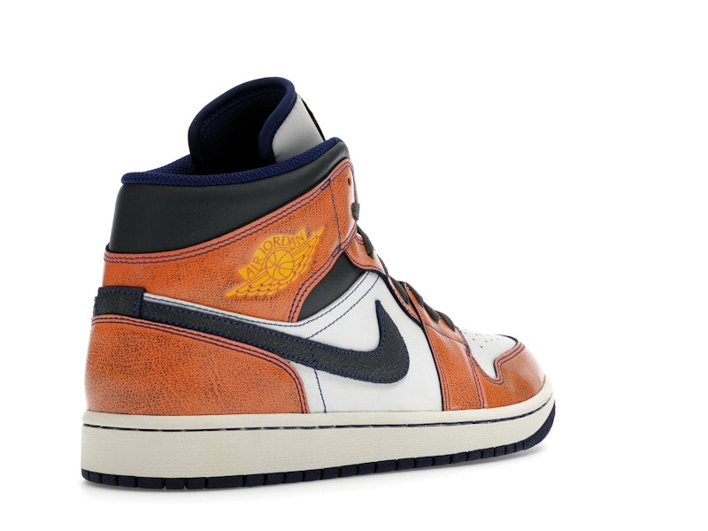 Jordan 1 Mid SE Summit White Crimson Bliss Deep Royal Blue Iron Grey
