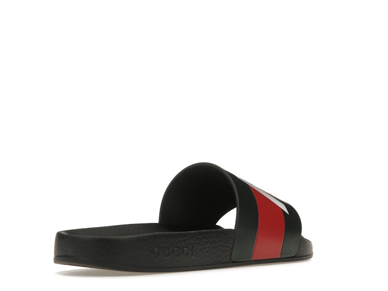 Palace x Gucci Logo Web Slide Sandal Black