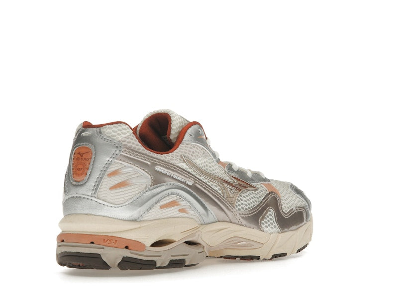 Mizuno Wave Rider 10 White Silver Orange
