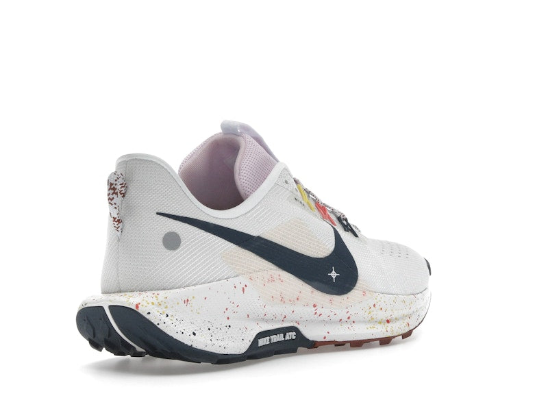Nike React Pegasus Trail 5 Summit White Football Grey Pink Foam Armory Navy