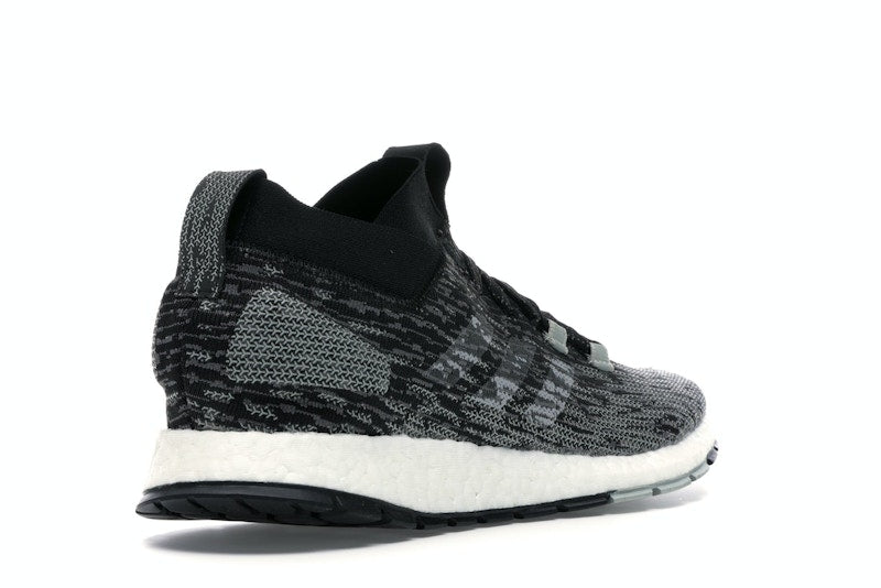 adidas Pureboost RBL Core Black Grey Two