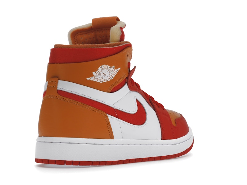 Jordan 1 High Zoom Air CMFT Fire Red Hot Curry (Women's)