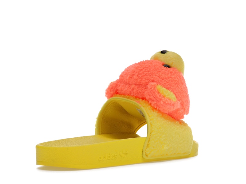 adidas JS Adilette Jeremy Scott Teddy Yellow
