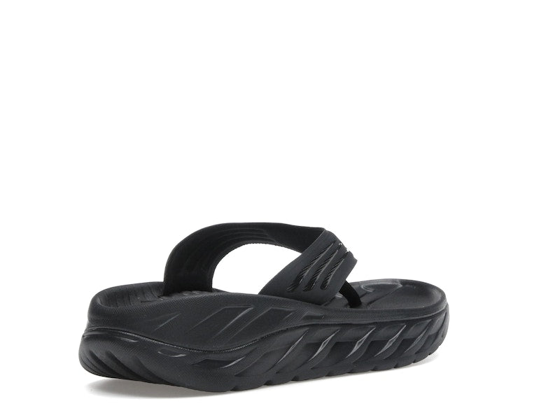 Hoka One One Ora Recovery Flip Black Dark Gull Grey