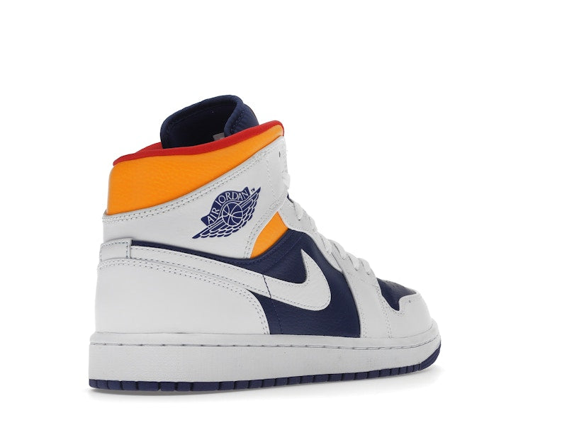 Jordan 1 Mid Royal Blue Laser Orange