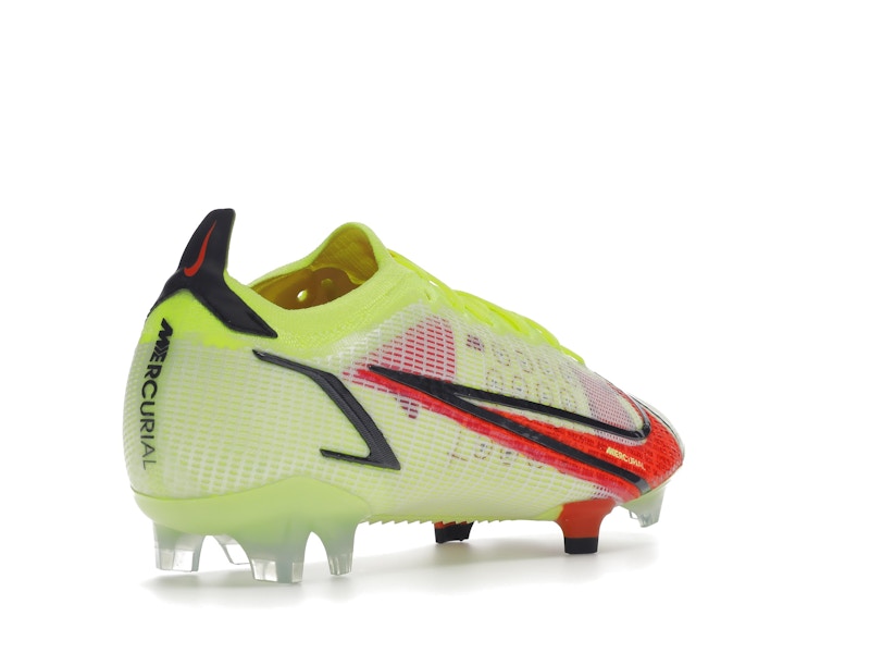 Nike Mercurial Vapor 14 Elite FG Volt Black Bright Crimson