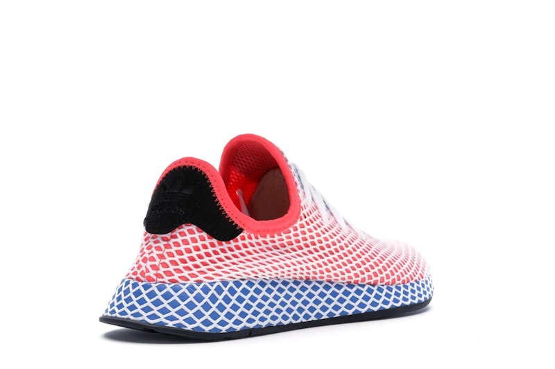 adidas Deerupt Solar Red Bluebird