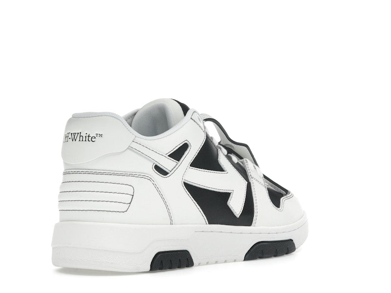 OFF-WHITE Out Of Office OOO Low Tops Black White
