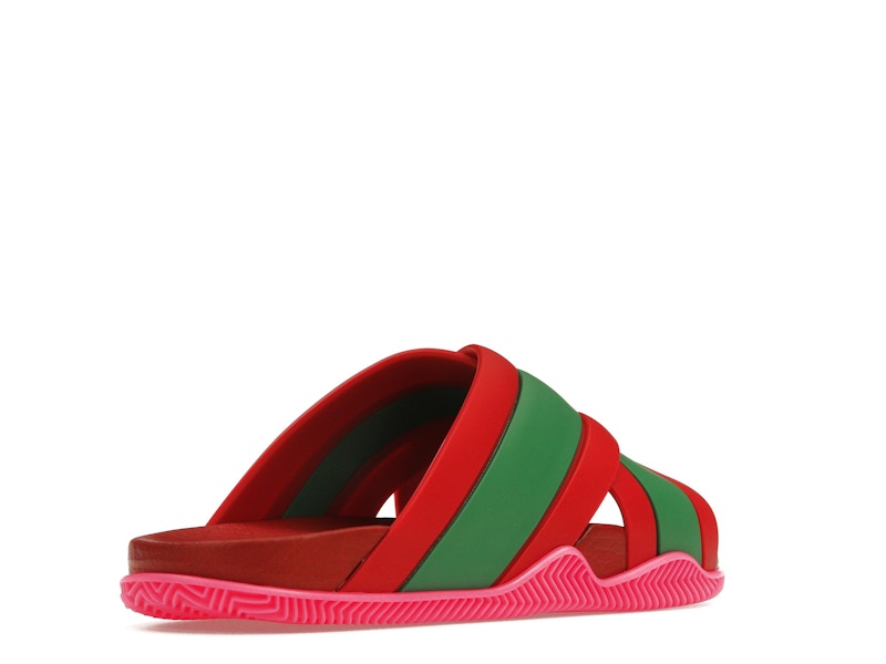 Gucci Web Slide Pink Rubber (Women's)