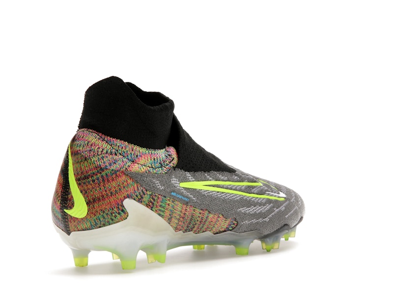 Nike Gripknit Phantom GX Elite Dynamic Fit Fusion FG Black White Blue Glow Volt