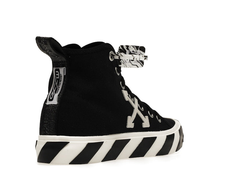 OFF-WHITE Vulcanized Mid Top Black White
