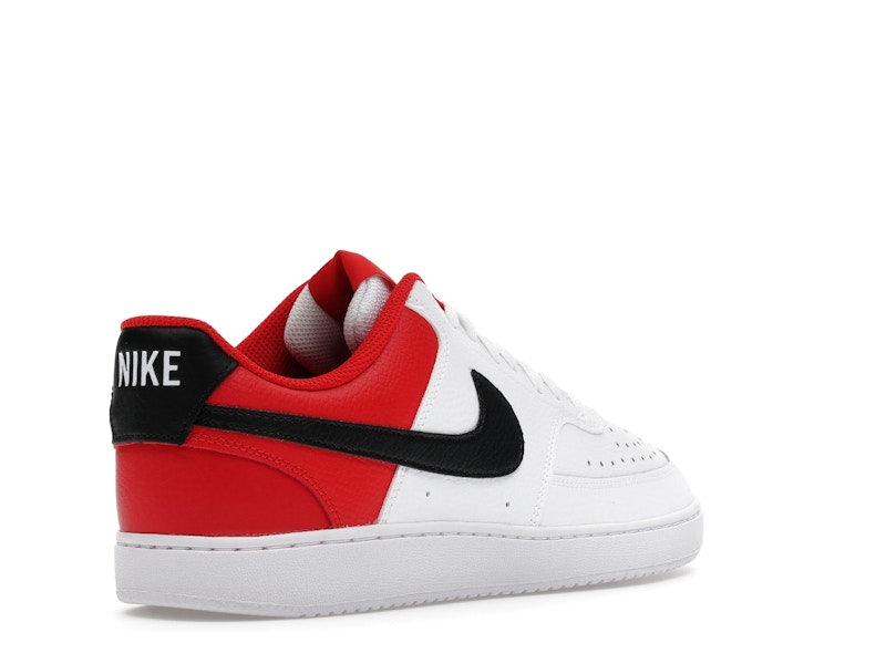 Nike Court Vision Low White Black University Red