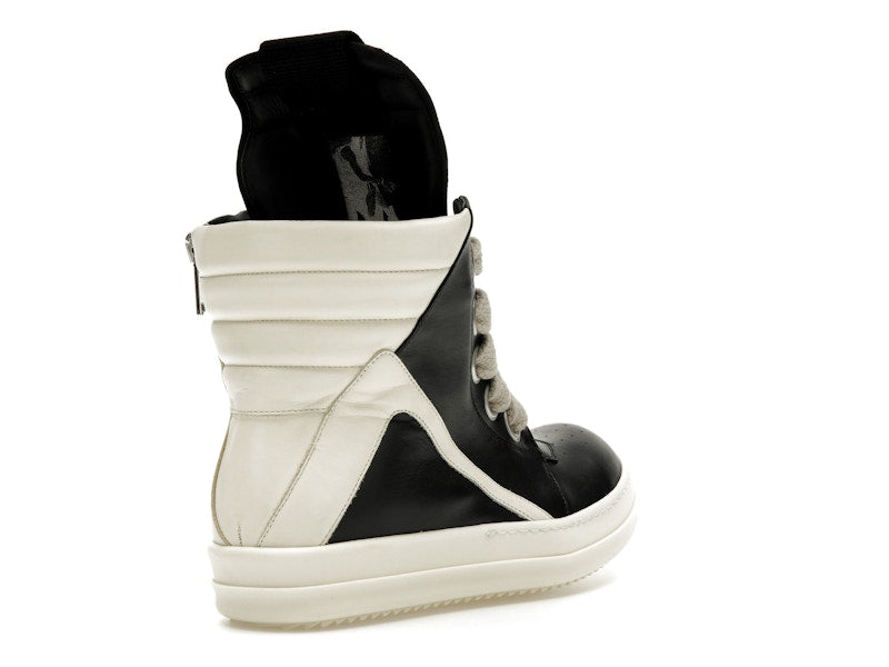 Rick Owens GeoBasket Oversized Eylet Black Milk